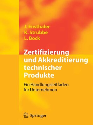 cover image of Zertifizierung und Akkreditierung technischer Produkte